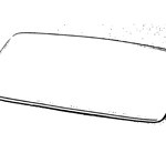 plat à cake, 36x18cm