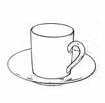 tasse à café, 10cl