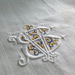 broderie de votre monogramme