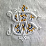 monogramme point de bourdon